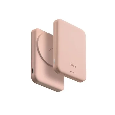 Uniq Lyden Lexa 5000Mah Magnetic Fast Wireless Usb-C Pd Power Bank - BLUSH PINK